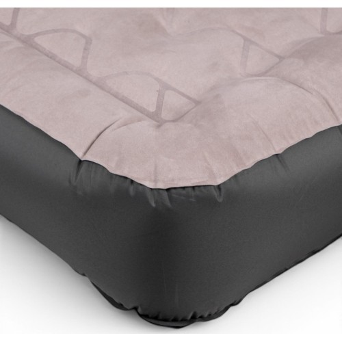 Double Inflatable Mattress inSPORTline Valkon Duo 192x151x22 cm with Built-in Electric Pump