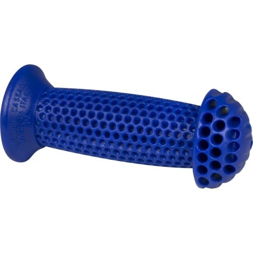 FORCE kids' handlebar grips 100mm, rubber, blue
