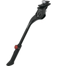 FORCE KID bike kickstand 16-20", center mount, adjustable (aluminium, black)