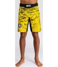 UFC Fusion by Venum Authentic Fight Night vīriešu cīņas šorti, garā piegriezuma, dzelteni
