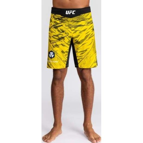 UFC Fusion by Venum Authentic Fight Night vīriešu cīņas šorti, garā piegriezuma, dzelteni