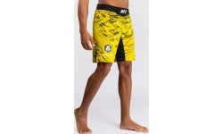 UFC Fusion by Venum Authentic Fight Night vīriešu cīņas šorti, garā piegriezuma, dzelteni