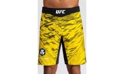UFC Fusion by Venum Authentic Fight Night vīriešu cīņas šorti, garā piegriezuma, dzelteni