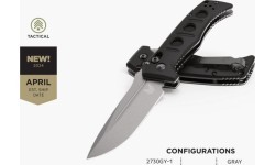 Benchmade 2730GY-1 Mini Auto Adamas automātiskais nazis, melns G10