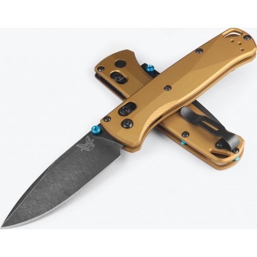Benchmade 535BK-07 BUGOUT, алюминий, цвет жжёной латуни