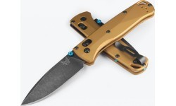 Benchmade 535BK-07 BUGOUT, alumīnijs, apdedzināta misiņa krāsa