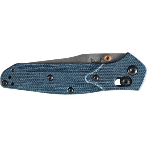 Benchmade 945-04 Mini Osborne nazis, Blue Denim Micarta