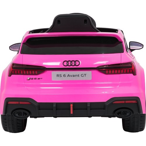 Audi RS6 Avant GT rozā elektromobilis