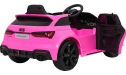 Audi RS6 Avant GT rozā elektromobilis