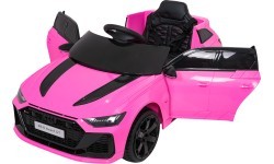 Audi RS6 Avant GT rozā elektromobilis