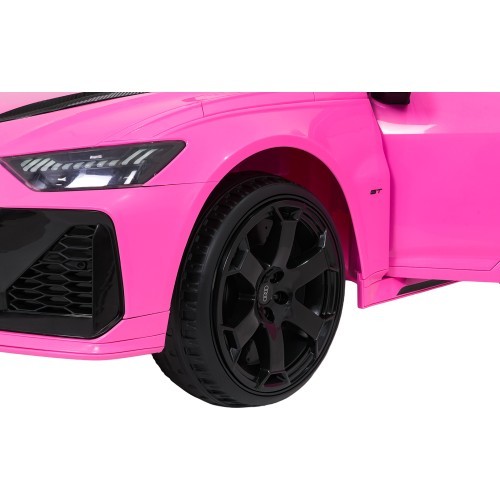 Audi RS6 Avant GT rozā elektromobilis