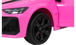 Audi RS6 Avant GT rozā elektromobilis