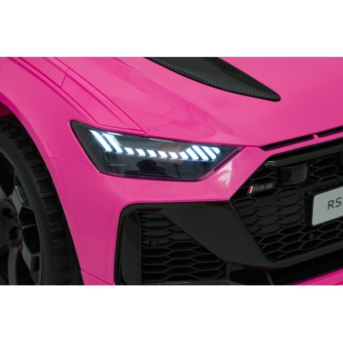 Электромобиль Audi RS6 Avant GT, розовый