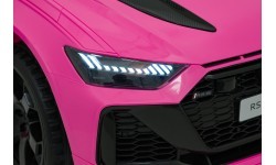 Audi RS6 Avant GT rozā elektromobilis