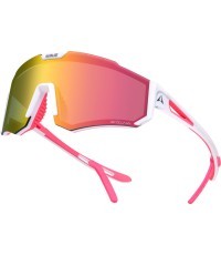 Детские солнцезащитные очки Altalist Kizuna JR - White-Pink with Pink Lenses