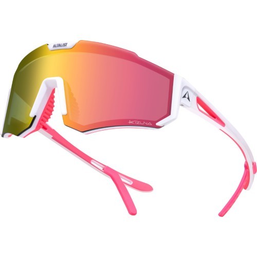 Детские солнцезащитные очки Altalist Kizuna JR - White-Pink with Pink Lenses