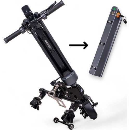 Lightweight Foldable Mechanical Wheelchair w/ Oppatia Drive inSPORTline Jakesully