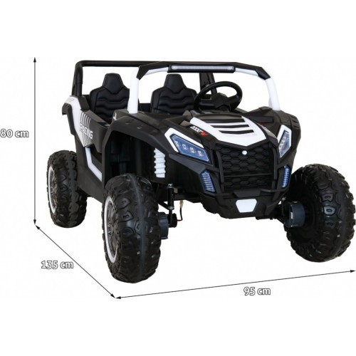 Электромобиль Buggy ATV Racing 4x4 белый