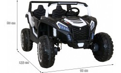 Электромобиль Buggy ATV Racing 4x4 белый
