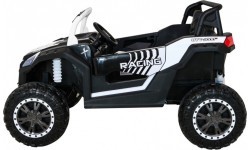 Elektromobilis Buggy ATV Racing 4x4 balts