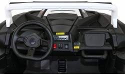 Elektromobilis Buggy ATV Racing 4x4 balts