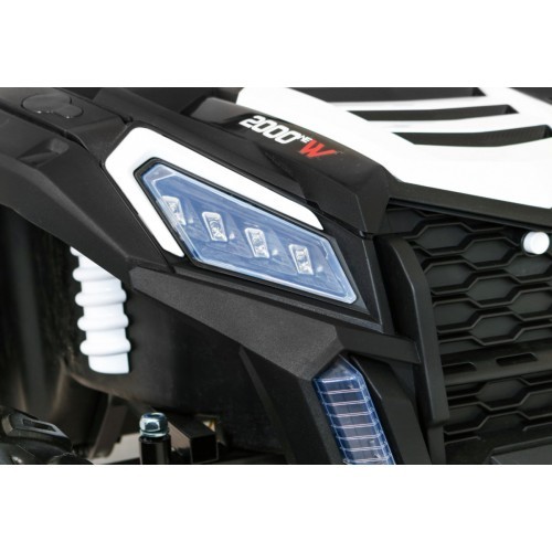 Электромобиль Buggy ATV Racing 4x4 белый