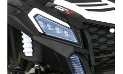 Elektromobilis Buggy ATV Racing 4x4 balts