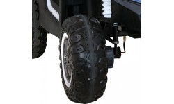 Elektromobilis Buggy ATV Racing 4x4 balts