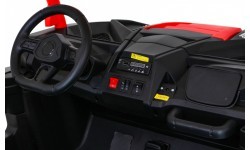 Elektromobilis bagijs ATV Racing 4x4, sarkans