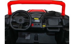 Электромобиль багги ATV Racing 4x4, красный