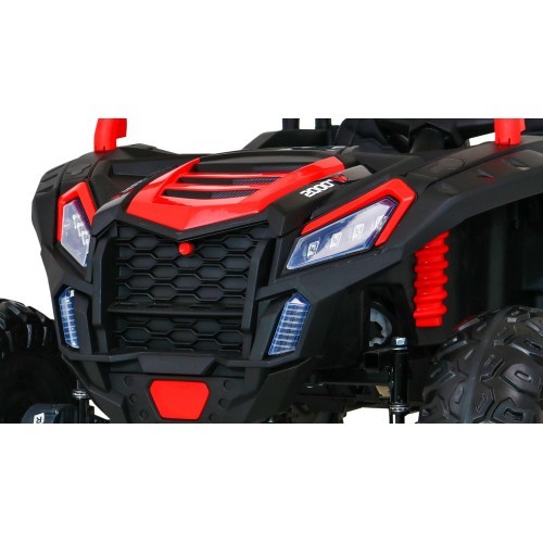 Elektromobilis bagijs ATV Racing 4x4, sarkans