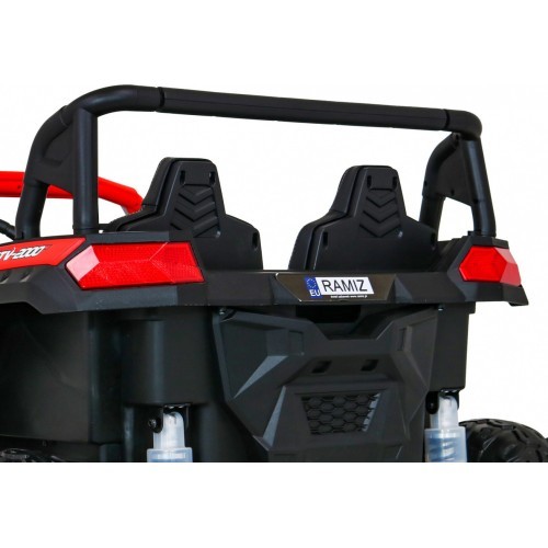 Vehicle Buggy ATV Racing 4x4 Red