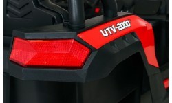 Elektromobilis bagijs ATV Racing 4x4, sarkans