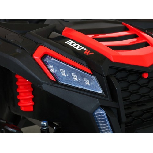 Электромобиль багги ATV Racing 4x4, красный