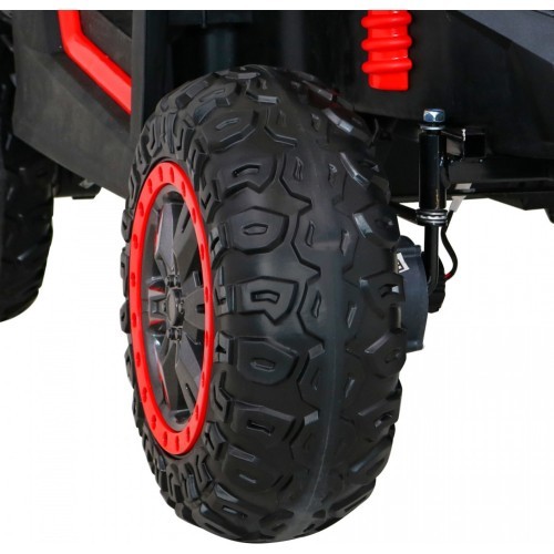 Elektromobilis bagijs ATV Racing 4x4, sarkans