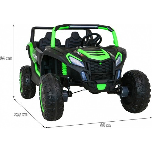 Электромобиль Buggy ATV Racing 4x4, зелёный