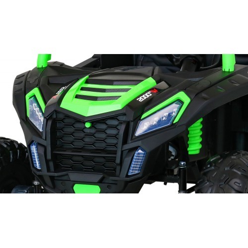 Elektromobilis Buggy ATV Racing 4x4, zaļš