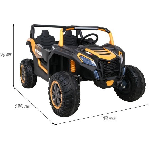 Электромобиль Buggy ATV Racing 4x4, золотой