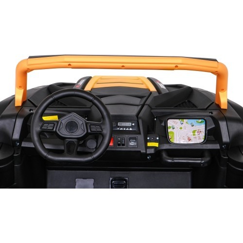 Elektromobilis Buggy ATV Racing 4x4, zeltains
