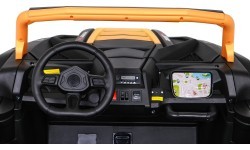 Elektromobilis Buggy ATV Racing 4x4, zeltains