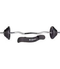 Svaru stienis inSPORTline Castblack 120 cm/30 mm 45 kg