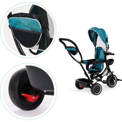 Tricycle tricycle swivel seat Blue