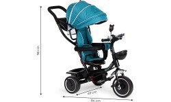 Tricycle tricycle swivel seat Blue