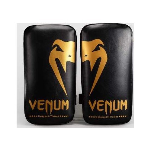 Venum Giant spārdīšanas spilveni, melni/zelta (pāris)