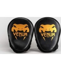 Venum Light Focus ķepas – melnas/zeltainas (pāris)