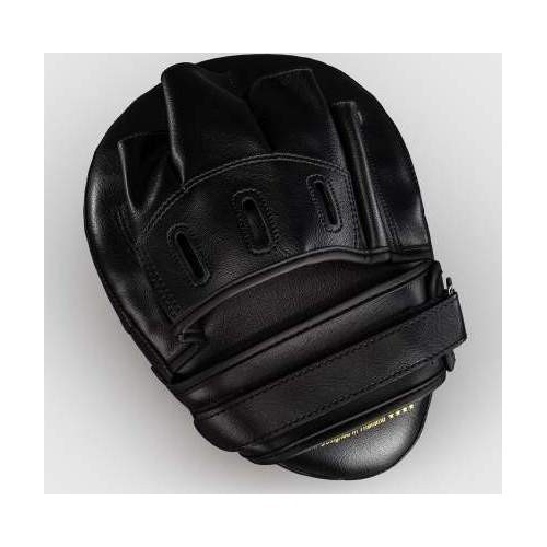 Venum Light Focus Mitts - Black/Gold (Pair)