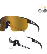Photochromic Sunglasses Altalist Kaku SP4 - black with gold lenses