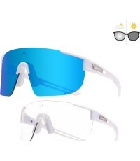 Photochromic Sunglasses Altalist Kaku SP4 - White/Blue Lenses