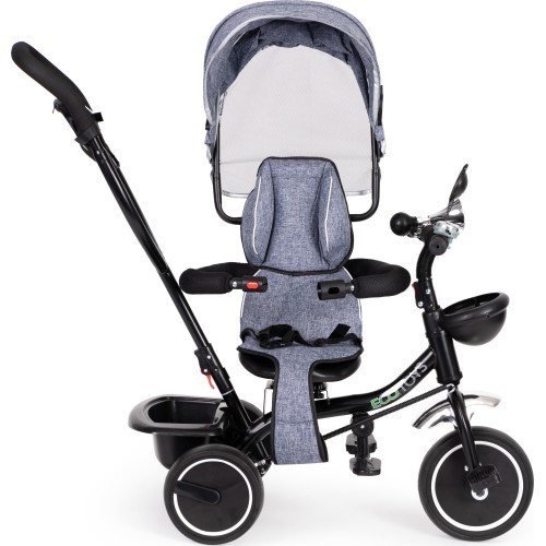 Trīsritenis ar grozāmu sēdekli un jumtiņu ECOTOYS