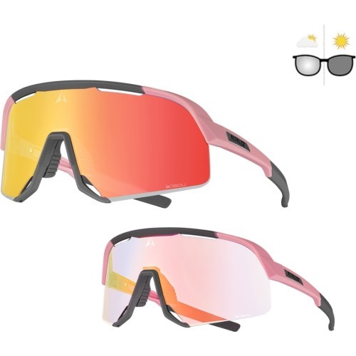 Photochromic Sunglasses Altalist Kisou PXC - Pink with Red Lenses